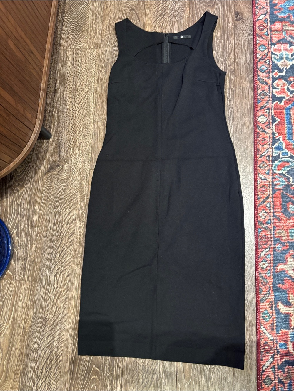 Black Midi Sleeveless Dress